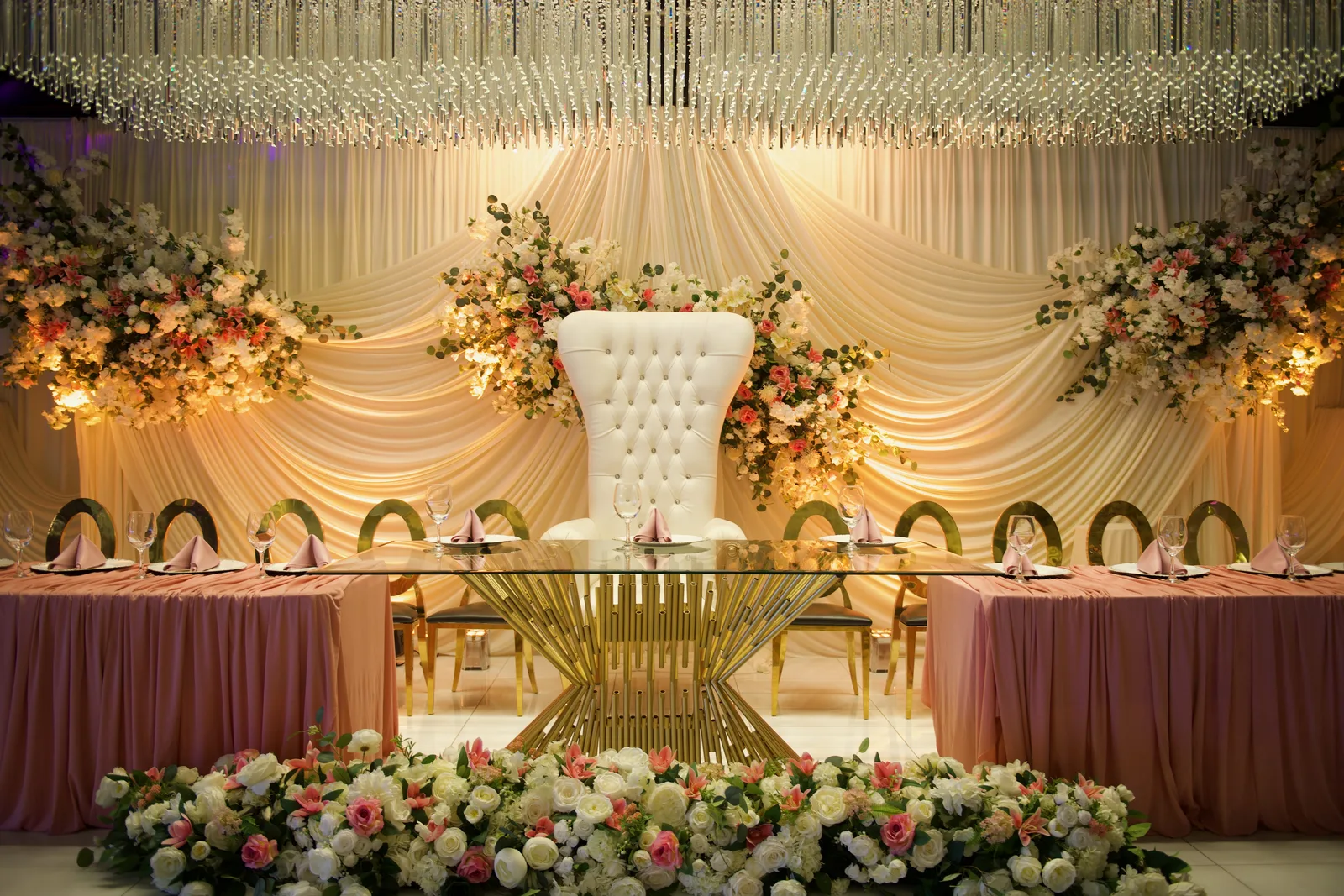 Celebration moment at La Bella Luna Venue